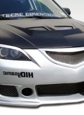 2004-2009 Mazda 3 4DR Duraflex Evo Hood - 1 Piece                                     - 104158 - Image 7