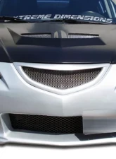 2004-2009 Mazda 3 4DR Duraflex Evo Hood - 1 Piece                                     - 104158 - Image 8