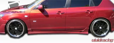 2004-2009 Mazda 3 Duraflex K-1 Side Skirts Rocker Panels - 2 Piece - 103161