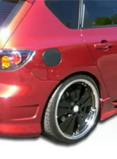 2004-2009 Mazda 3 Duraflex K-1 Side Skirts Rocker Panels - 2 Piece                                     - 103161 - Image 3