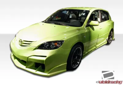 2004-2009 Mazda 3 HB Duraflex Raven Front Bumper Cover - 1 Piece - 100566