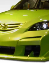 2004-2009 Mazda 3 HB Duraflex Raven Front Bumper Cover - 1 Piece                                     - 100566 - Image 2