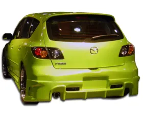 2004-2009 Mazda 3 HB Duraflex Raven Rear Bumper Cover - 1 Piece