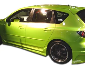 2004-2009 Mazda 3 Duraflex Raven Side Skirts Rocker Panels - 2 Piece
