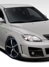 2004-2009 Mazda 3 HB Duraflex X-Sport Front Bumper Cover - 1 Piece                                     - 107761 - Image 2