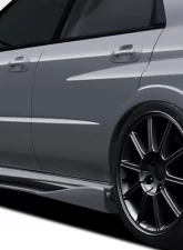 2002-2007 Subaru Impreza WRX STI Duraflex C-Speed 2 Side Skirts Rocker Panel Add Ons Spat Extensions - 2 Piece                                     - 107856 - Image 2