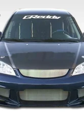 2004-2005 Honda Civic 2dr / 4DR Duraflex Bomber Front Bumper Cover - 1 Piece                                     - 100557 - Image 2