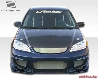 2004-2005 Honda Civic 2dr / 4DR Duraflex Bomber Front Bumper Cover - 1 Piece - 100557