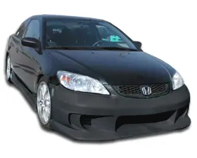 2004-2005 Honda Civic Duraflex TS-1 Front Bumper Cover - 1 Piece