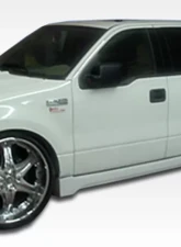 2004-2008 Ford F-150 4DR Duraflex Platinum Side Skirts Rocker Panels - 4 Piece                                     - 102261 - Image 3