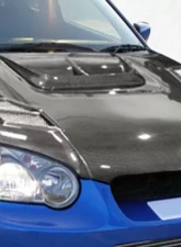 2004-2005 Subaru Impreza WRX STI Carbon Creations C-1 Hood - 1 Piece                                     - 103127 - Image 2