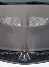 2004-2007 Mitsubishi Lancer Carbon Creations Evo Hood - 1 Piece                                     - 104190 - Image 9