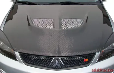 2004-2007 Mitsubishi Lancer Carbon Creations Evo Hood - 1 Piece - 104190