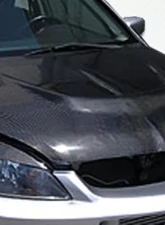 2004-2007 Mitsubishi Lancer Carbon Creations Evo Hood - 1 Piece                                     - 104190 - Image 4
