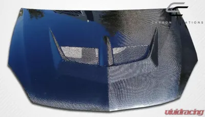 2004-2007 Mitsubishi Lancer Carbon Creations Evo Hood - 1 Piece - 104190