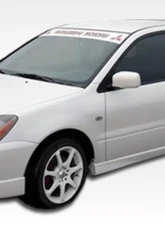 2004-2007 Mitsubishi Lancer Duraflex Rally Front Lip Under Spoiler Air Dam - 1 Piece                                     - 100571 - Image 5