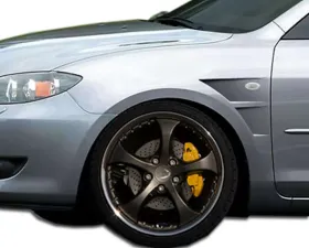 2004-2009 Mazda 3 4DR Duraflex GT Concept Fenders - 2 Piece