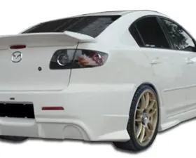 2004-2009 Mazda 3 4DR Duraflex I-Spec Rear Bumper Cover - 1 Piece