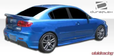 2004-2009 Mazda 3 4DR Duraflex I-Spec Rear Bumper Cover - 1 Piece - 104480