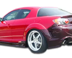 2004-2011 Mazda RX-8 Duraflex GT Competition Rear Bumper Cover - 1 Piece