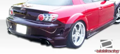 2004-2011 Mazda RX-8 Duraflex GT Competition Rear Bumper Cover - 1 Piece - 100580