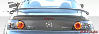 2004-2011 Mazda RX-8 Duraflex M-1 Speed Wing Trunk Lid Spoiler - 3 Piece - 100585