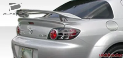 2004-2011 Mazda RX-8 Duraflex M-1 Speed Wing Trunk Lid Spoiler - 3 Piece - 100585