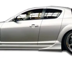 2004-2011 Mazda RX-8 Duraflex Vader Side Skirts Rocker Panels - 2 Piece