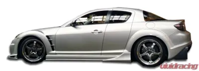 2004-2011 Mazda RX-8 Duraflex Vader Side Skirts Rocker Panels - 2 Piece - 100591