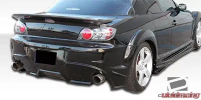 2004-2011 Mazda RX-8 Duraflex Velocity Rear Bumper Cover - 1 Piece - 102301