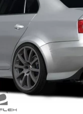 2005-2010 Volkswagen Jetta Duraflex R-GT Wide Body Fender Flares - 4 Piece                                     - 107879 - Image 2