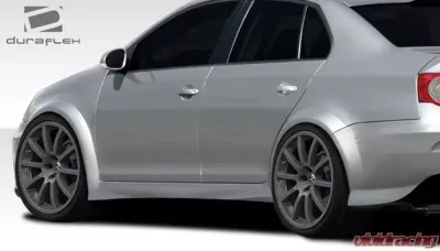 2005-2010 Volkswagen Jetta Duraflex R-GT Wide Body Side Skirts Rocker Panels - 2 Piece - 107876