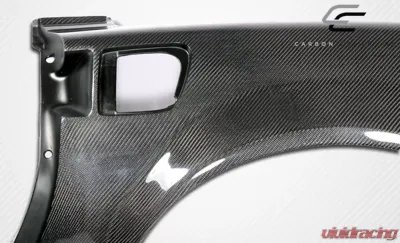 2005-2013 Chevrolet Corvette C6 Carbon Creations ZR Edition Rear Fenders - 2 Piece - 105776