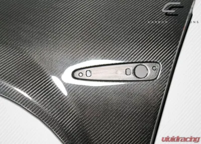2005-2013 Chevrolet Corvette C6 Carbon Creations ZR Edition Rear Fenders - 2 Piece - 105776