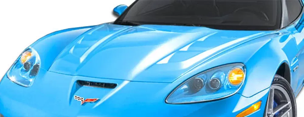 2005-2013 Chevrolet Corvette C6 Duraflex H-Design Hood - 1 Piece - 106046