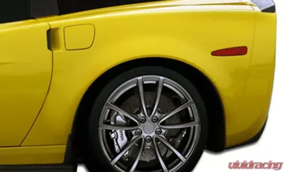 2005-2013 Chevrolet Corvette C6 Duraflex ZR Edition Rear Fenders - 2 Piece - 105775
