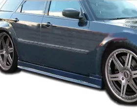2005-2010 Dodge Magnum Chrysler 300 300C Duraflex Quantum Side Skirts Rocker Panels - 2 Piece