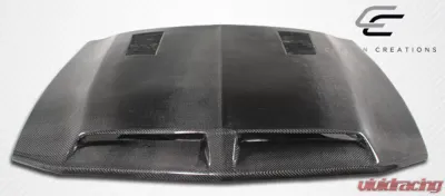 2005-2009 Ford Mustang Carbon Creations GT500 Hood - 1 Piece - 106386