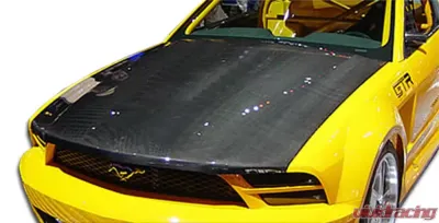2005-2009 Ford Mustang Carbon Creations OEM Look Hood - 1 Piece - 102724