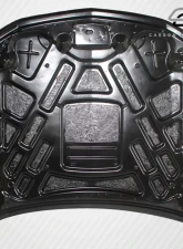 2005-2009 Ford Mustang Carbon Creations OEM Look Hood - 1 Piece                                     - 102724 - Image 5
