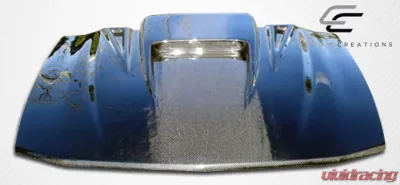 2005-2009 Ford Mustang Carbon Creations Spyder3 Hood - 1 Piece - 104171