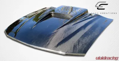 2005-2009 Ford Mustang Carbon Creations Spyder3 Hood - 1 Piece - 104171