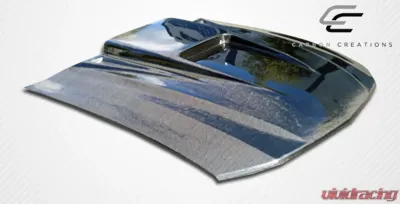 2005-2009 Ford Mustang Carbon Creations Spyder3 Hood - 1 Piece - 104171