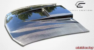 2005-2009 Ford Mustang Carbon Creations Spyder3 Hood - 1 Piece - 104171
