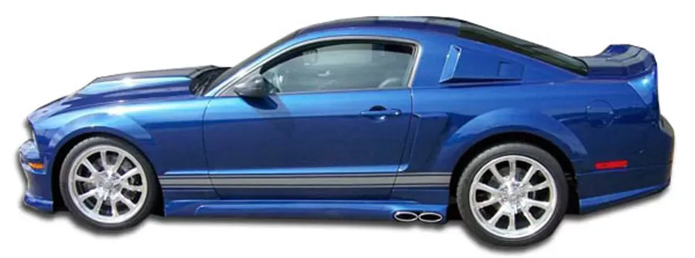 2005-2014 Ford Mustang Duraflex CVX Side Skirts Rocker Panels - 2 Piece - 104921