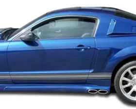 2005-2014 Ford Mustang Duraflex CVX Side Skirts Rocker Panels - 2 Piece