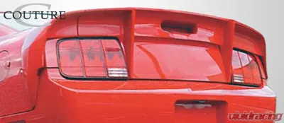 2005-2009 Ford Mustang Couture Urethane Demon Wing Trunk Lid Spoiler - 3 Piece - 105801