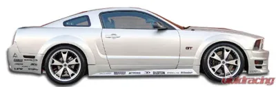2005-2014 Ford Mustang Duraflex GT500 Wide Body Side Skirts Rocker Panels - 2 Piece - 104912