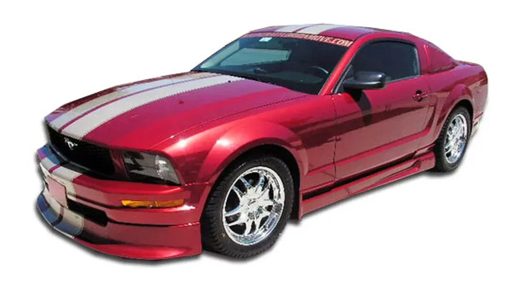 2005-2009 Ford Mustang V6 Duraflex Racer Body Kit - 4 Piece - 110214