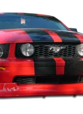 2005-2009 Ford Mustang V6 Duraflex Racer Front Lip Under Spoiler Air Dam - 1 Piece                                     - 100660 - Image 6